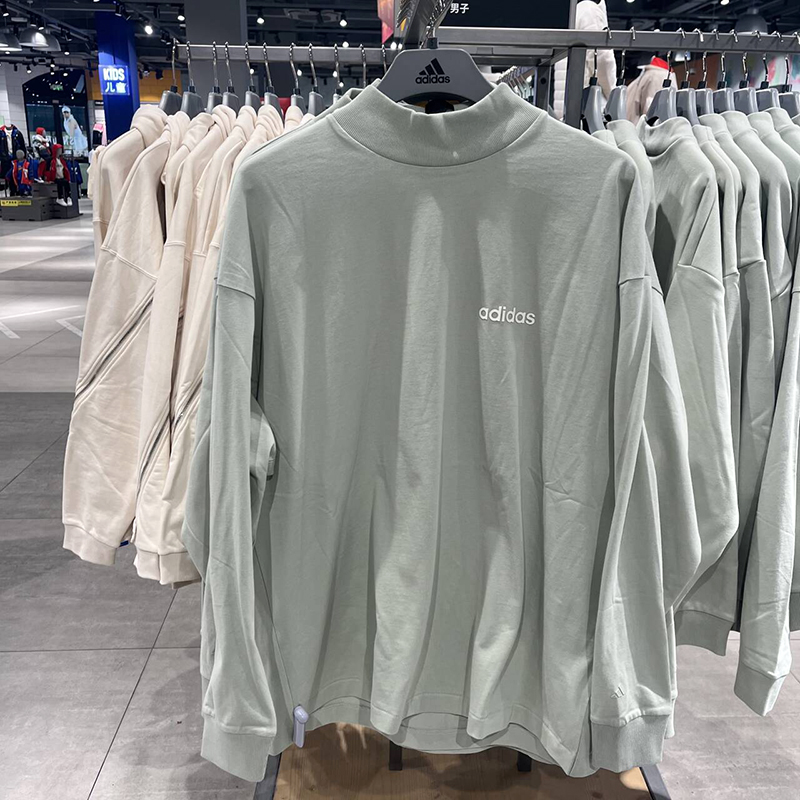 Adidas/阿迪达斯半高领长袖T恤