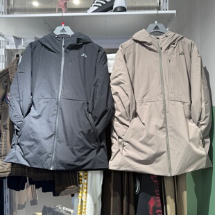 Adidas阿迪达斯男子羽绒服外套26冬季新款户外保暖冲锋衣 KY5657