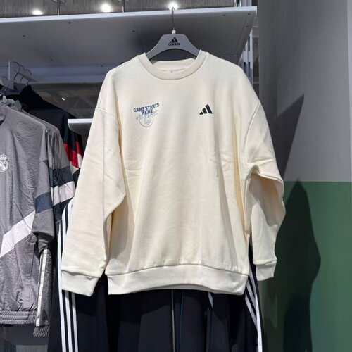 Adidas阿迪达斯25冬季新款男子加绒篮球运动休闲卫衣套头衫KC2786