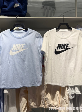 NIKE耐克女短袖26夏季新款跑步运动休闲圆领半袖T恤 DX7907-100