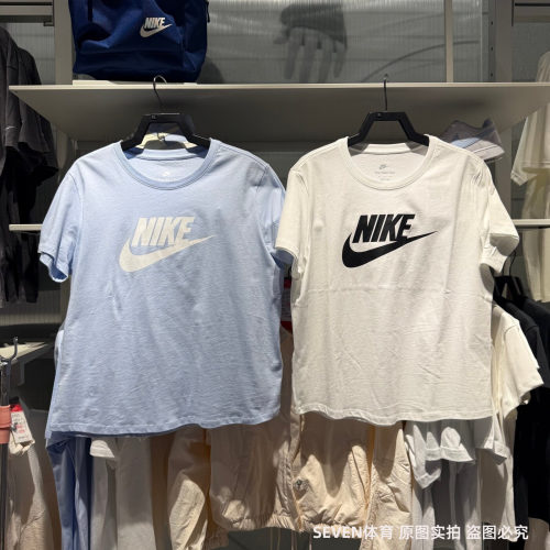 NIKE耐克女短袖26夏季新款跑步运动休闲圆领半袖T恤 DX7907-100