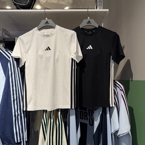 Adidas阿迪达斯女子短袖26夏新款透气针织运动休闲圆领T恤 JD0846