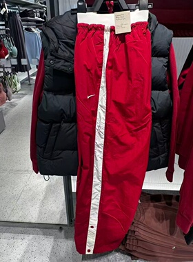 NIKE耐克运动长裤女25冬季新款透气速干宽松梭织直筒裤IF0335-613