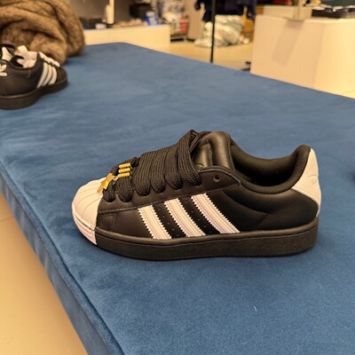 Adidas阿迪达斯三叶草Superstar2贝壳头二代黑白熊猫板鞋JR7444