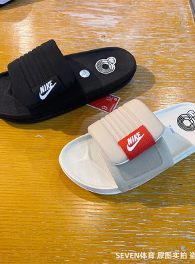 正品NIKE耐克拖鞋男女情侣魔术贴居家外穿沙滩运动休闲凉拖DQ9624