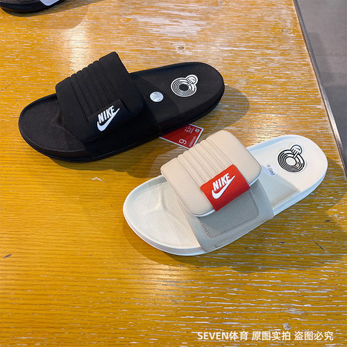 Nike/耐克情侣魔术贴拖鞋
