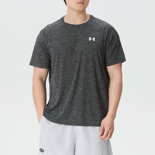 UA安德玛短袖男26夏新款运动服训练T恤跑步健身半袖1382796-001