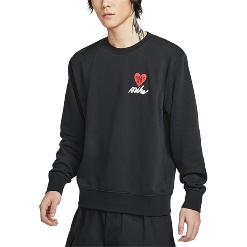 Nike耐克男子透气保暖运动休闲针织套头卫衣IB8233-010