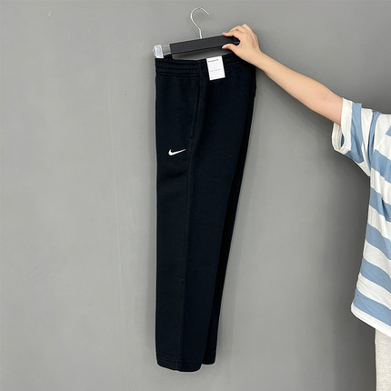 Nike/耐克男子秋冬加绒加厚针织宽松直筒运动保暖休闲长裤 623455