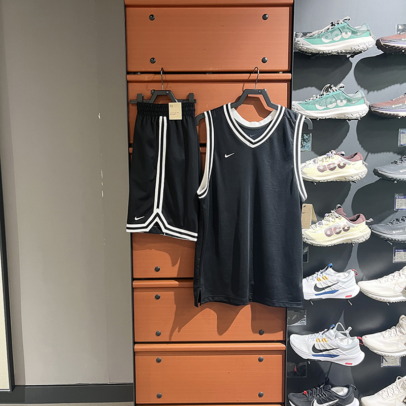 正品NIKE/耐克男子夏季新款篮球训练速干运动休闲背心T恤 FQ3708