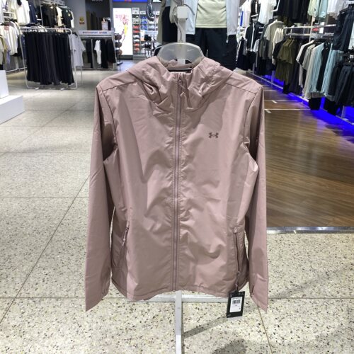 UA安德玛外套新款休闲宽松简约上衣女款健身运动夹克 1321443-673