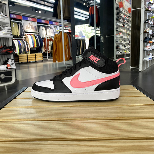 正品NIKE/耐克大童冬季新款高帮百搭休闲运动板鞋CD7782-005-107