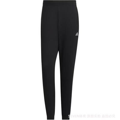 Adidas/阿迪达斯男子束脚卫裤针织保暖透气休闲运动长裤JM9112