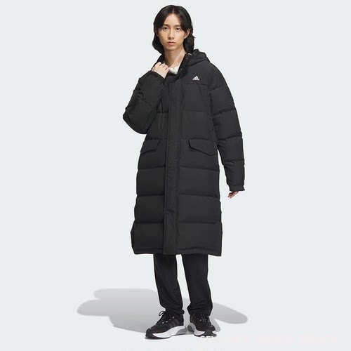 正品Adidas/阿迪达斯男冬新款保暖运动长款羽绒服 IV7558 IV7559