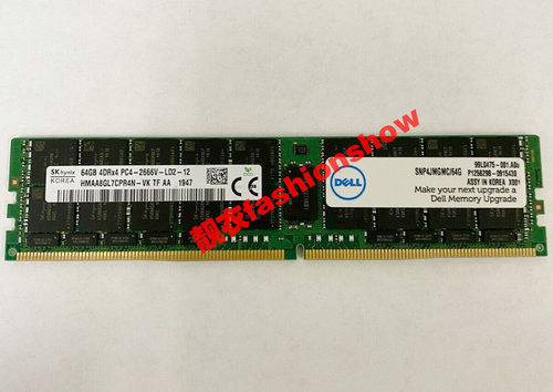 DELL SNP4JMGMC/64G 2666内存R340 R440 R540 R640 R740 R840专用