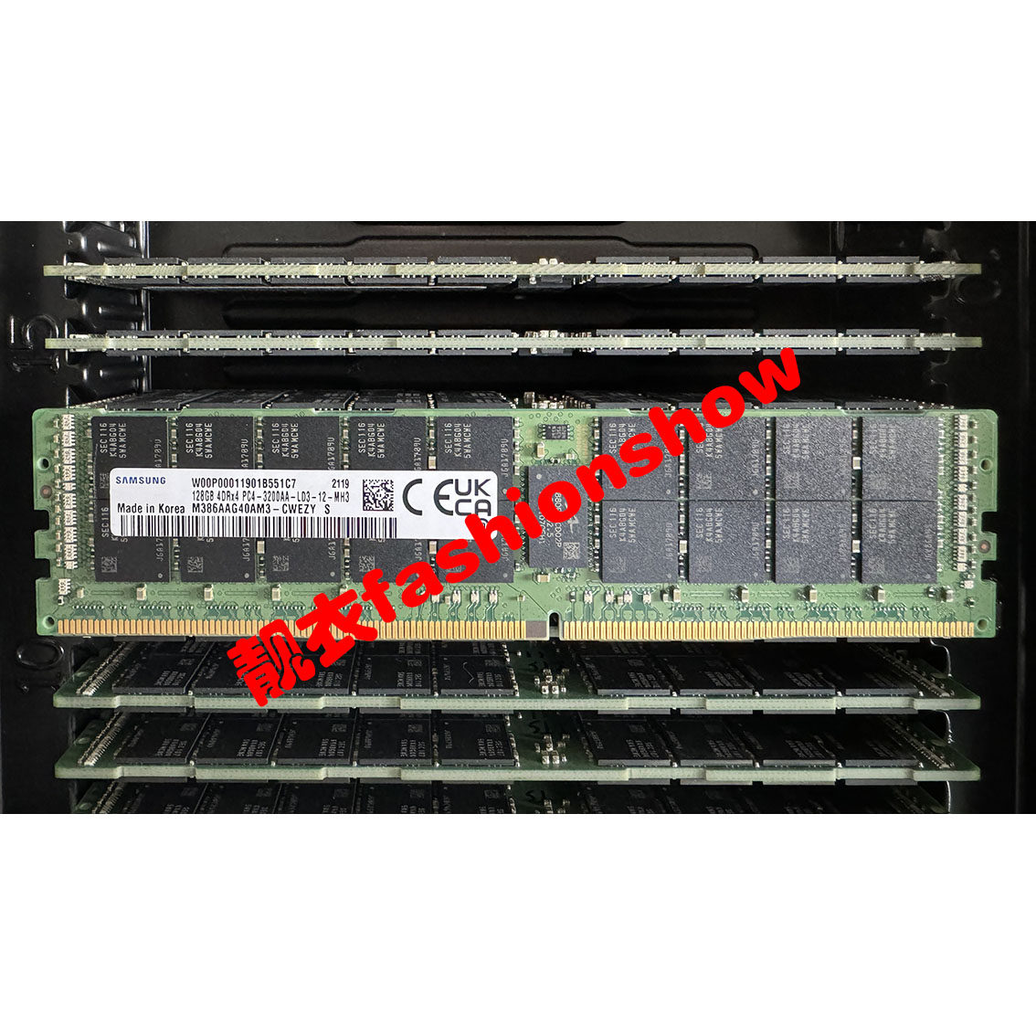 三星原装128G 4DRX4 3200 LRDIMM M386AAG40AM3-CWE服务器内存条