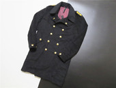 美式 外套 大衣薄款 街潮牌甲板海员双排扣修身 复古peacoat毛呢长款