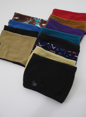 日系露营街头潮牌素款扎染脖套摇粒绒neckwarmer运动山系男女款