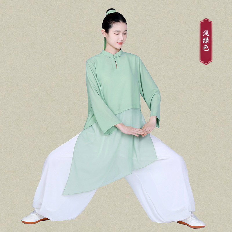 武唐记女夏薄款中国风太极服