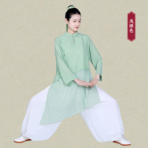 武唐记女夏薄款中国风太极服