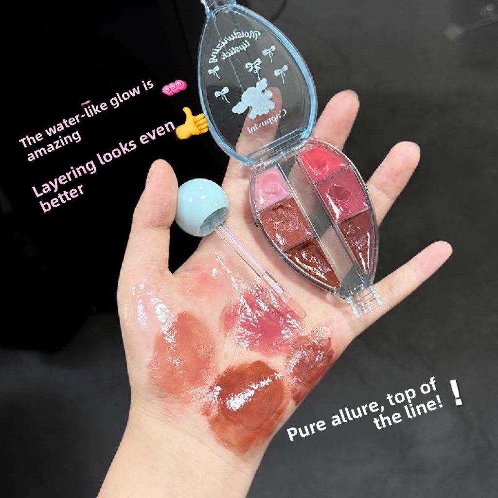 水灵灵果冻唇!多色镜面唇冻水光感满学生化妆品玻璃唇釉口红彩妆