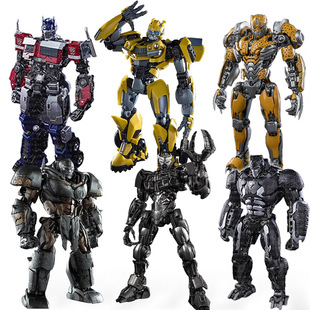 YOLOPARK变形金刚超能勇士擎天柱大黄蜂猩猩天灾黄豹犀牛拼装模型