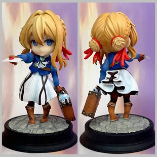 紫罗兰永恒花园 Q版萌系薇尔莉特 伊芙加登 薇妹模型手办动漫周边