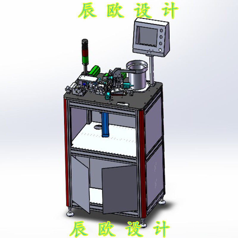 磁环绕线机原档sw原格式 g98 非标自动化设备3d图纸3d特价