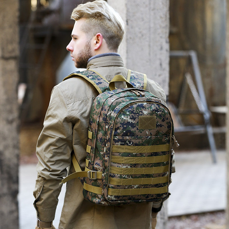 户外背包特战迷彩双肩包战术吃鸡三级包男书包登山包女徒步旅行包|msdalam kategori beg sukan/pakej luar/Fitting, Backpack - dari Buy2taobao.com untuk memberikan perkhidmatan ejen Taobao profesional membeli