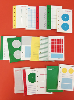 【好计划单图】【M5/A7打孔内页】活页替芯Freezing原创方块可爱