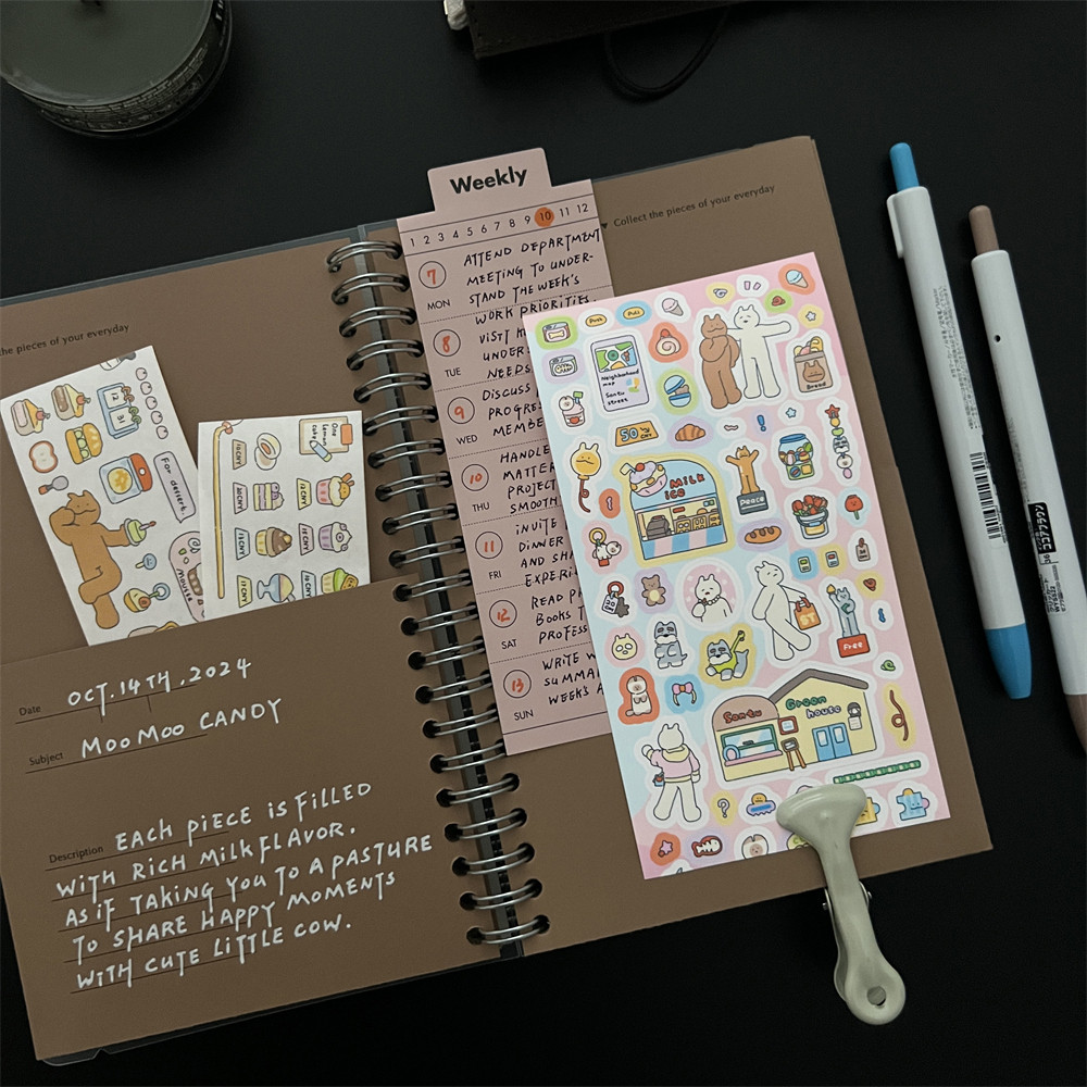 桑兔兔桑和纸原创切膜贴纸卷