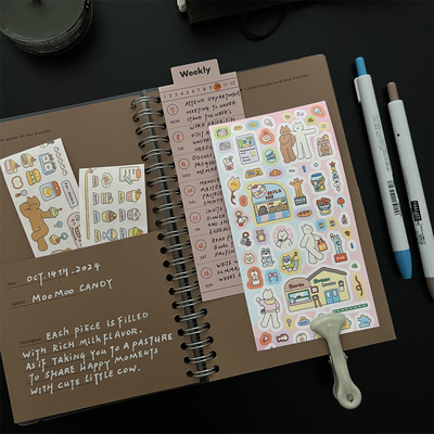 桑兔兔桑和纸原创切膜贴纸卷