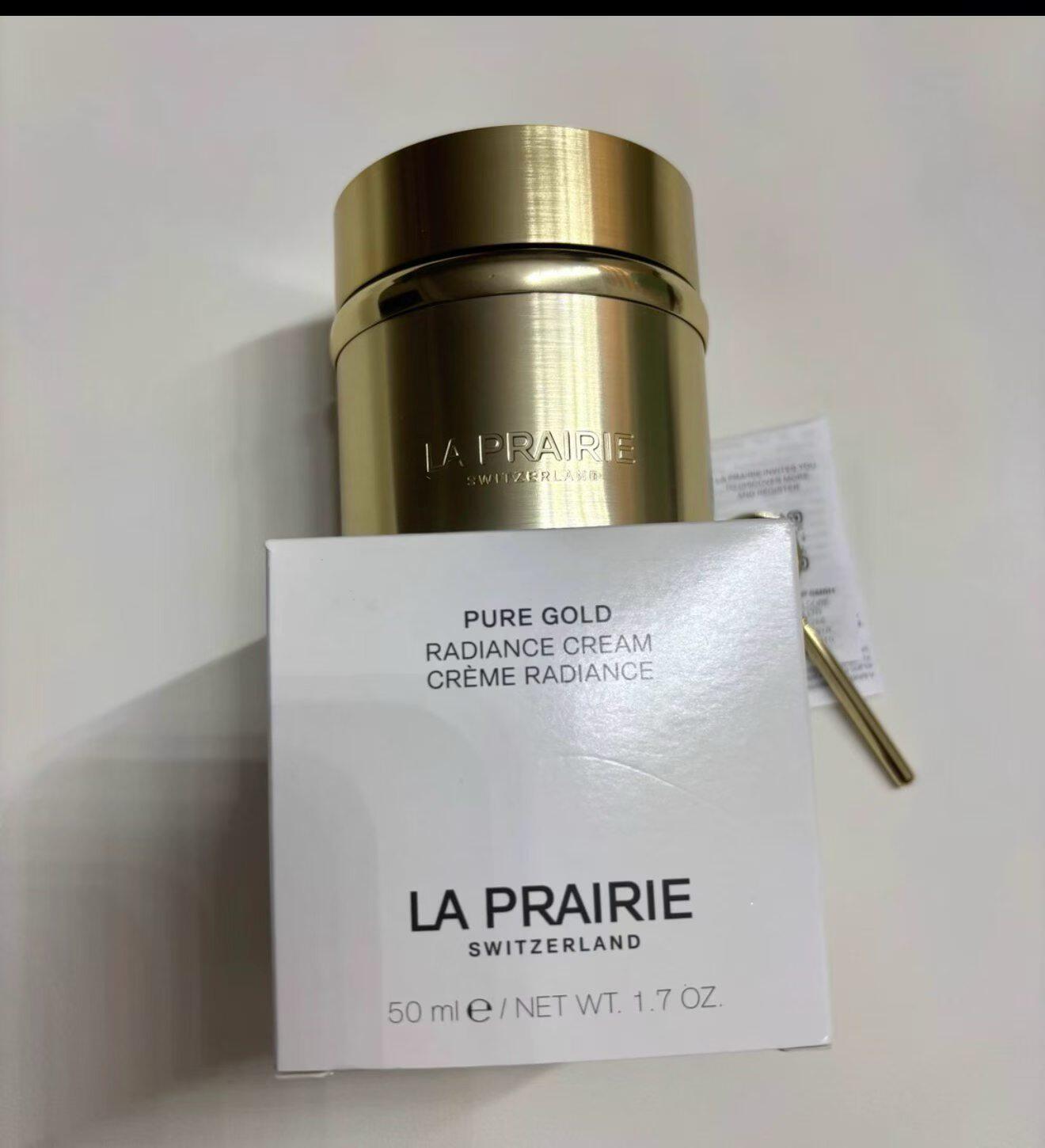 现货!欧版La prarie/莱珀尼黄金面霜金颜亮采润养面霜50ml简装