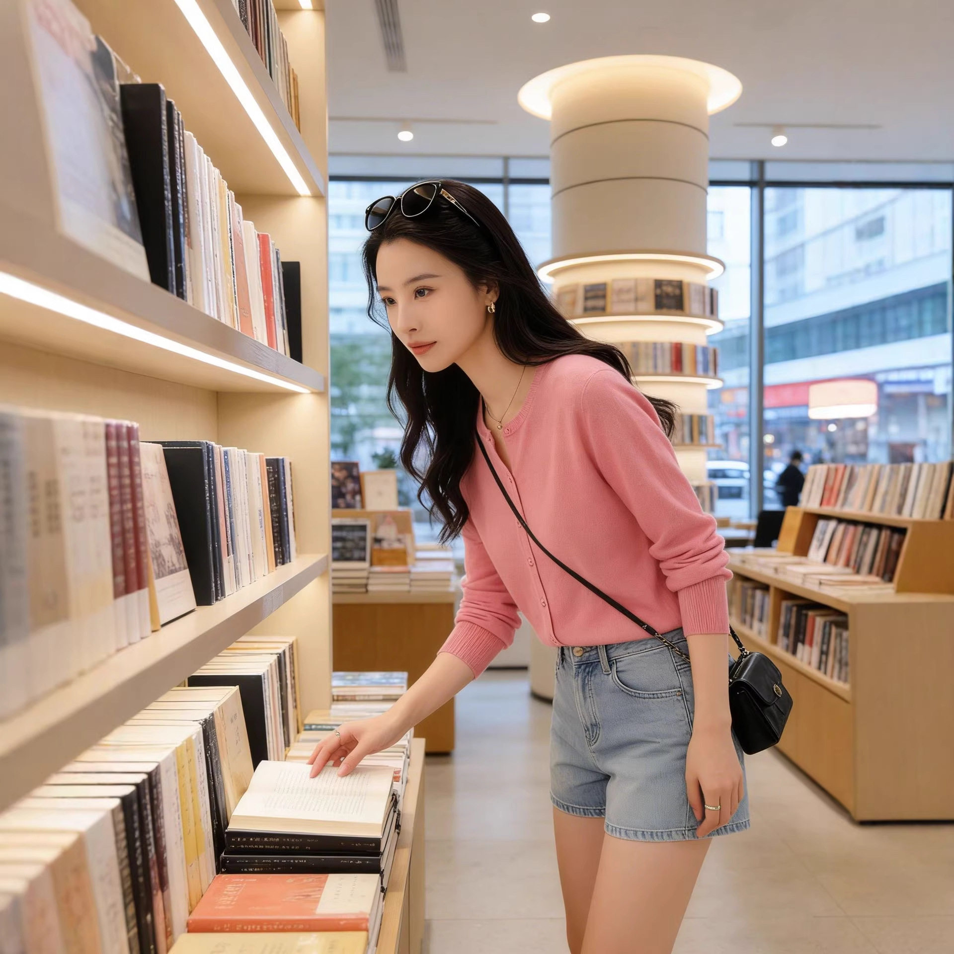 早春全羊毛圆领老钱风女开衫