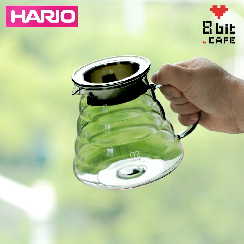 HARIO咖啡壶透黑玻璃大容量美式手冲咖啡分享壶云朵壶 咖啡壶