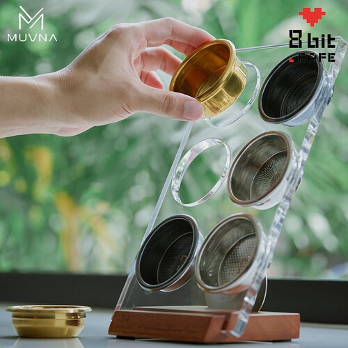 MUVNA慕威纳 意式咖啡机手柄粉碗盲碗立体收纳架二次分水网收纳