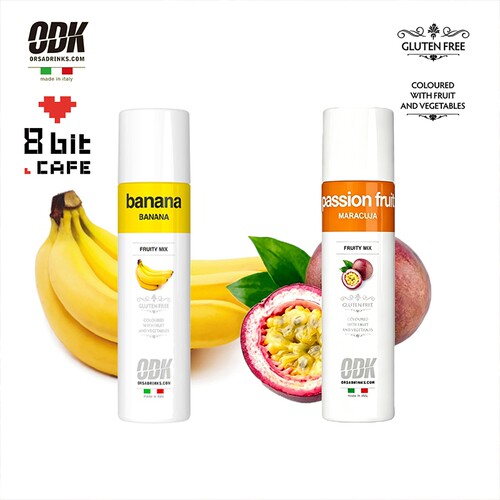 ODK果酱香蕉百香果凤梨意大利进口调饮调酒奶咖特调风味饮品750ml