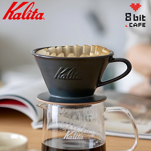 日本kalita美浓烧陶瓷滤杯手冲咖啡滴滤式波浪蛋糕滤杯三孔过滤