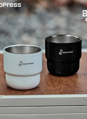 Aeropress爱乐压咖啡杯不锈钢萃取杯分享杯水杯户外露营旅行杯子