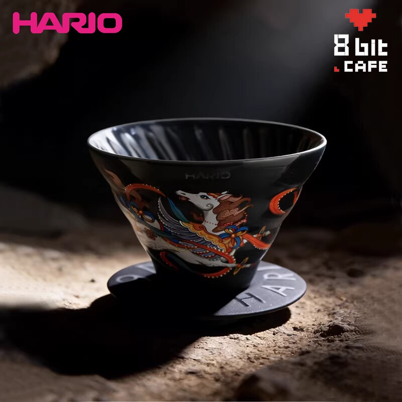 HARIO 马年限定V60陶瓷滤杯手冲咖啡过滤杯ADC新年礼赠 送礼推荐图片