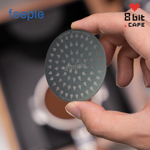 feepie啡派水滴二次分水网意式咖啡机手柄金属滤网烧结片均匀萃取