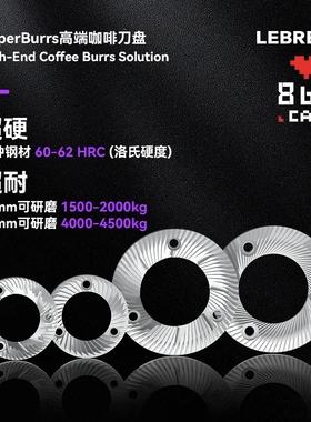 LeBrew 意式刀盘 磨豆机64mm 83 98mm电磨土耳其手冲咖啡研磨平刀