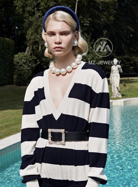 欧美夸张配饰珍珠项链