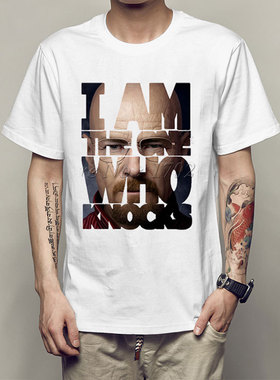 电影绝命毒师 Breaking Bad男士T恤青少年时髦短袖男女款T恤衫