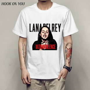 Lana Del Rey短袖T恤Lust For Life专辑打雷姐同款衣服宽松bf男女