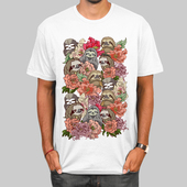 新款 印花短袖 可爱有趣树懒男士 2019夏季 T恤时尚 男女同款 T恤衫