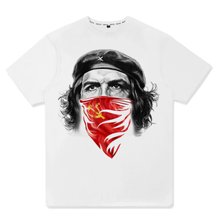 南美斗士独立运动切格瓦拉男士T恤夏季新款时尚休闲印花T恤衫