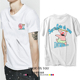 宽松潮流短袖 潮牌卡通印花白色短袖 t恤夏男女情侣装 T恤ins