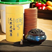 檀香沉香盘香4小时盘香天然香艾草驱蚊盘桂花花香檀香除臭除味室