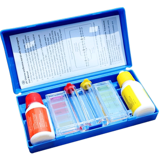 游泳池验水盒水质检测测水试剂OTO测试剂PH值余氯测试盒酸碱